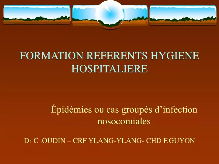 formation referents hygiene hospitaliere