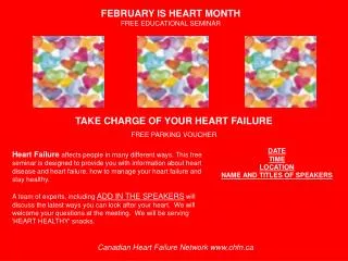 TAKE CHARGE OF YOUR HEART FAILURE FREE PARKING VOUCHER