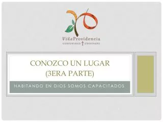 conozco un lugar 3era parte