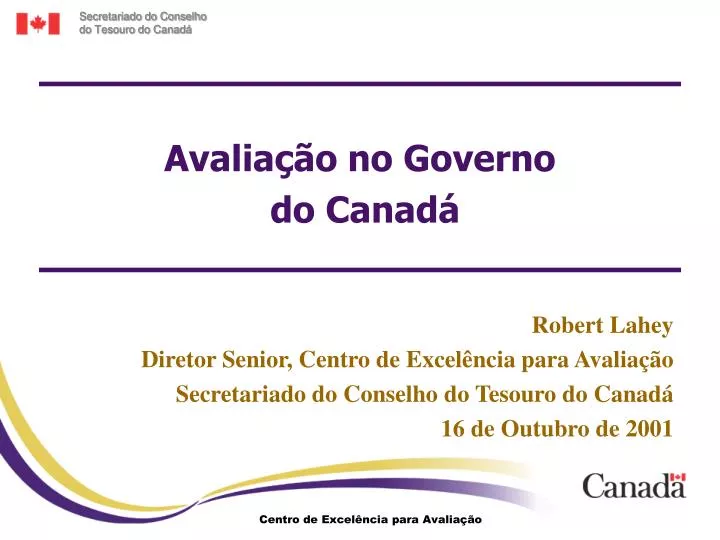 avalia o no governo do canad