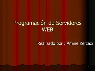 programaci n de servidores web