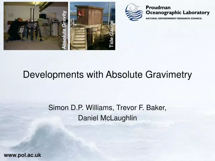 developments with absolute gravimetry