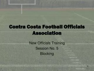 Contra Costa Football Officials Association