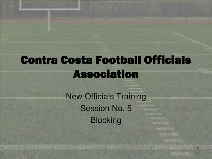 contra costa football officials association