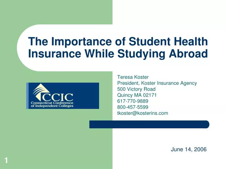 the importance of student health insurance while studying abroad