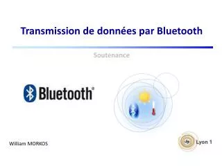 transmission de donn es par bluetooth soutenance