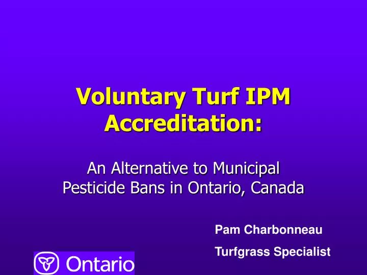 voluntary turf ipm accreditation