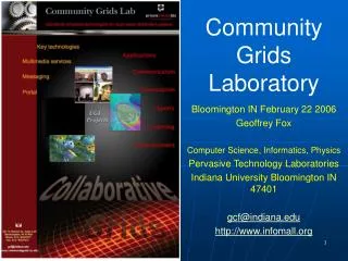 Community Grids Laboratory