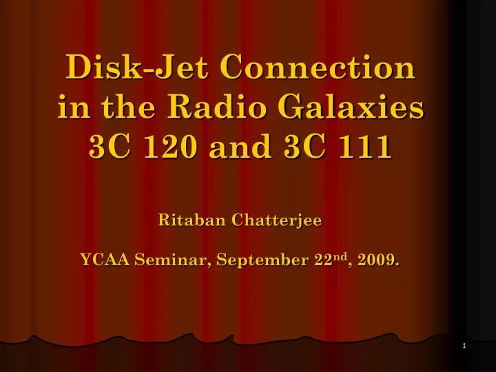 disk jet connection in the radio galaxies 3c 120 and 3c 111