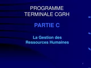 programme terminale cgrh partie c