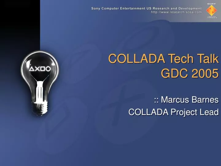 collada tech talk gdc 2005