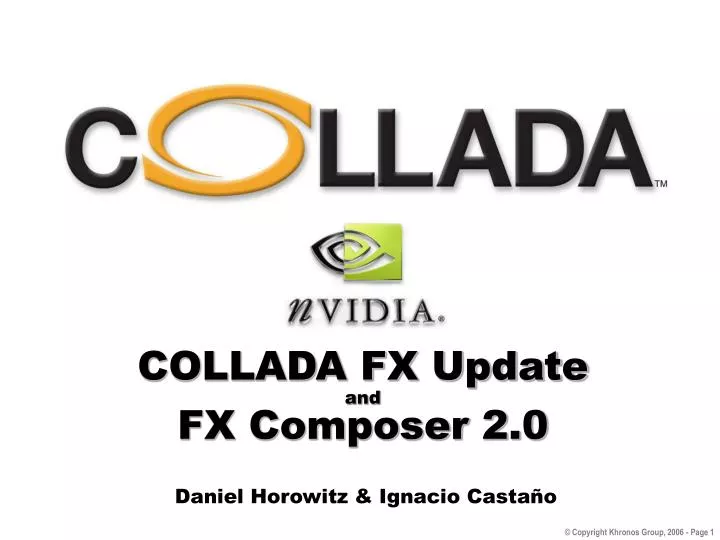 collada fx update and fx composer 2 0