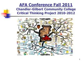 AFA Conference Fall 2011 Chandler-Gilbert Community College Critical Thinking Project 2010-2012
