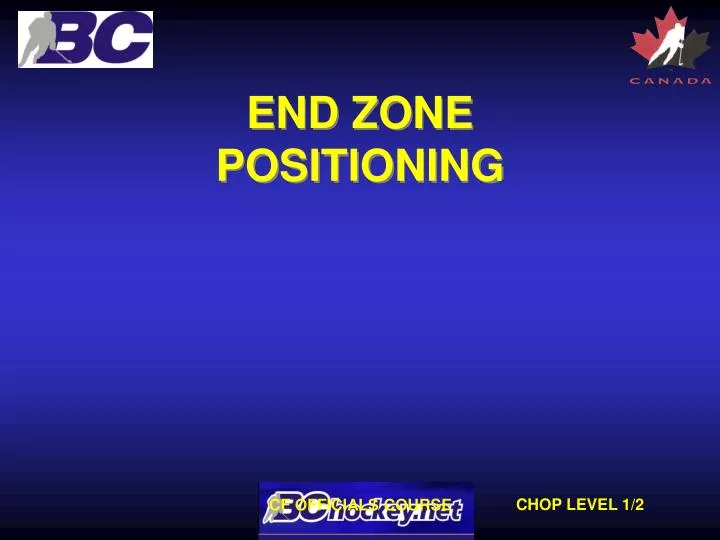 end zone positioning