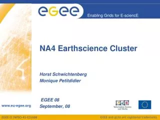 NA4 Earthscience Cluster