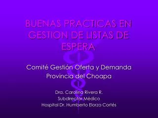 buenas practicas en gestion de listas de espera