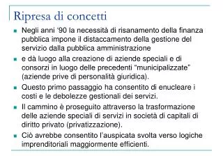 ripresa di concetti