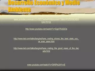 desarrollo econ mico y medio ambiente