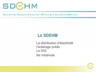 le sdehm