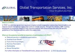 What is C-TPAT?