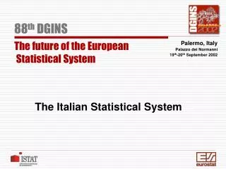 The Italian Statistical System