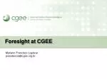 Enhancing Foresight and Strategic Assessment Methodologies at CGEE - slide 1