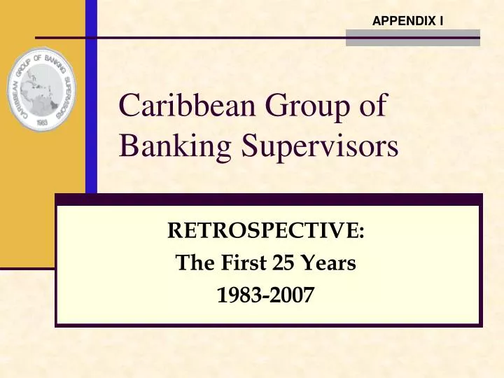 caribbean group of banking supervisors
