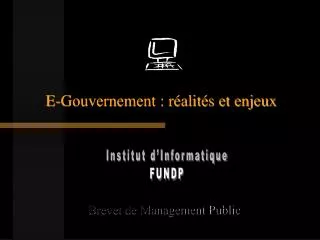 e gouvernement r alit s et enjeux