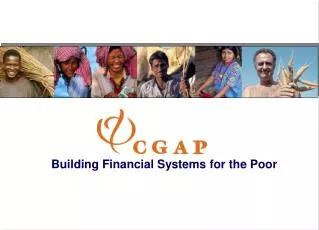 Building Financial Systems for the Poor