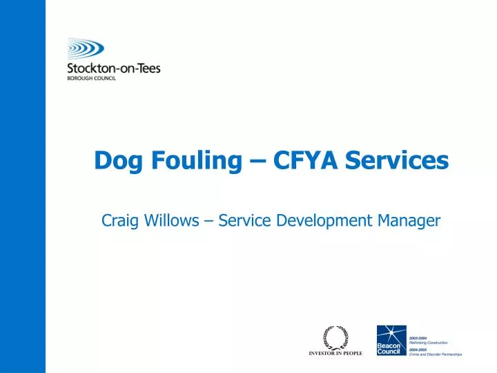 dog fouling cfya services