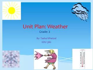 Unit Plan: Weather