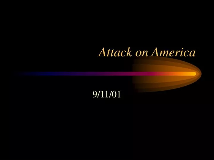attack on america