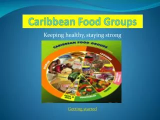 Caribbean Food Groups