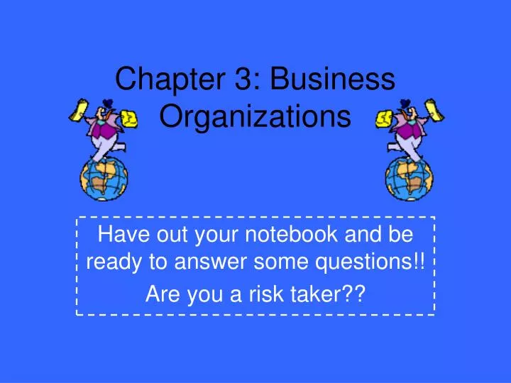 chapter 3 business organizations