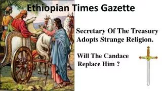 Ethiopian Times Gazette Secretary Of The Treasury