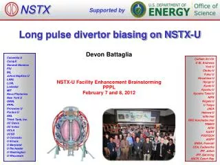 Long pulse divertor biasing on NSTX-U