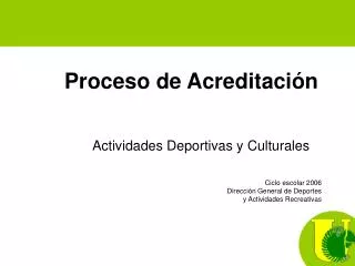 proceso de acreditaci n