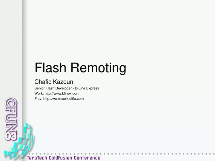 flash remoting