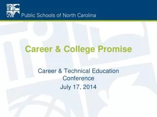 Career &amp; College Promise