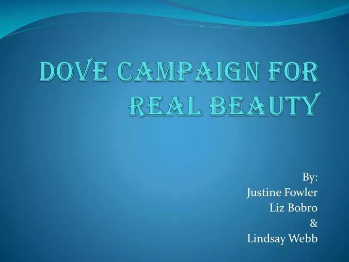 dove campaign for real beauty