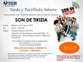 tarde y parrillada salsera