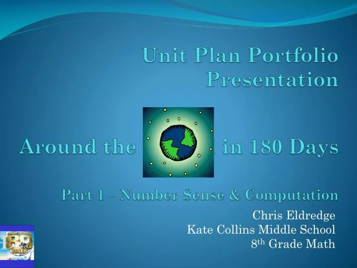 unit plan portfolio presentation