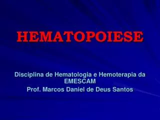 hematopoiese
