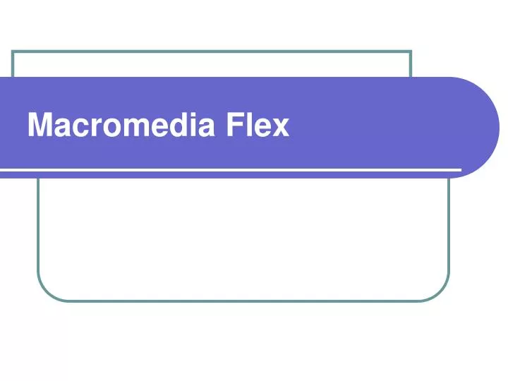 macromedia flex