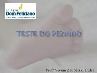 teste do pezinho