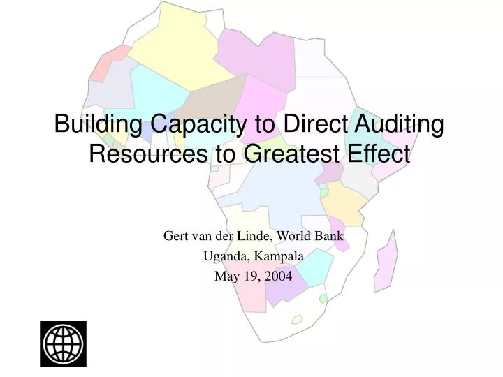 building capacity to direct auditing resources to greatest effect