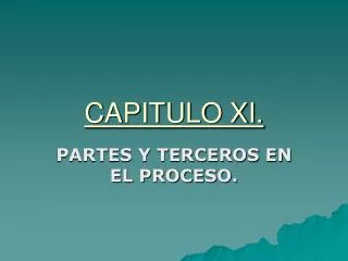 capitulo xi