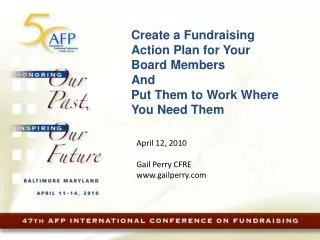Create a Fundraising Action Plan for Your Board Members And Put Them to Work Where You Need Them