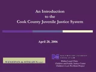 An Introduction to the Cook County Juvenile Justice System