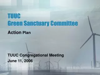 TUUC Green Sanctuary Committee